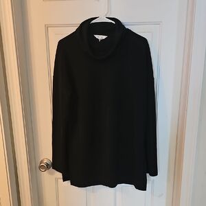 SPANX Classic Black Cowl Neck Sweater